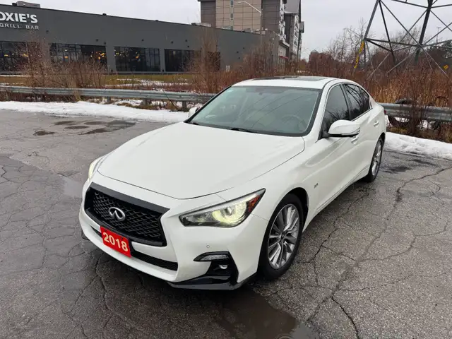 2018 Infiniti Q50 Luxe W/ ProAssist | Camera | Leather | GPS |