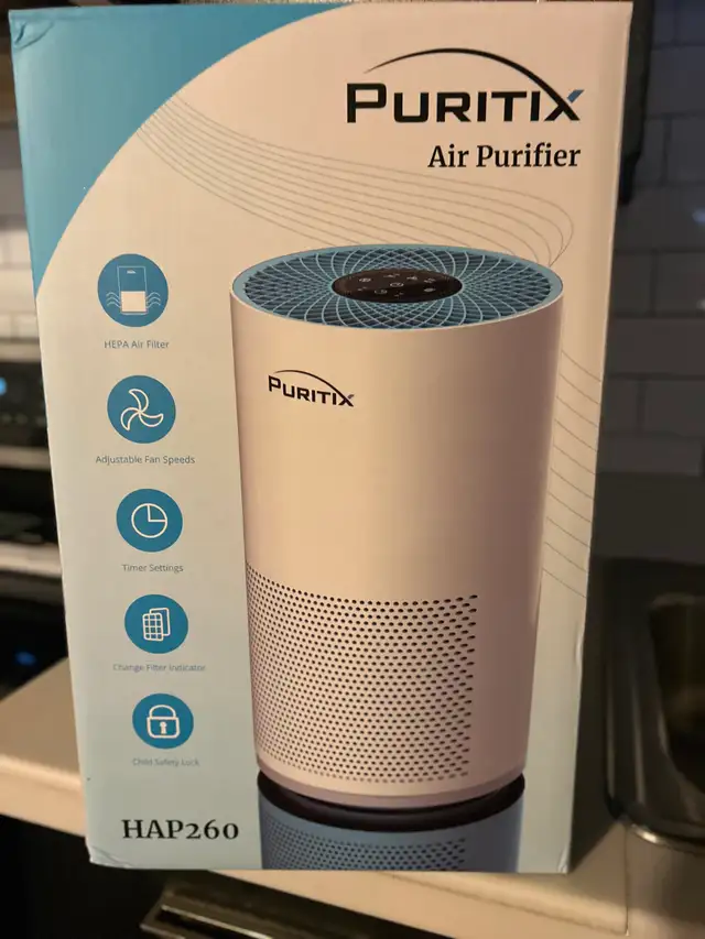 BRAND NEW IN THE BOX HAP260 Air Purifier DUST -SMOKE ECT-POLLEN