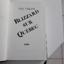BON ROMAN NEUF D'ALICE PARIZEAU BLIZZARD SUR QUÉBEC 467PAG $5.00