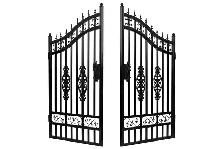 Driveway Wrought Iron Gate 20FT (Flower) - Photo 2