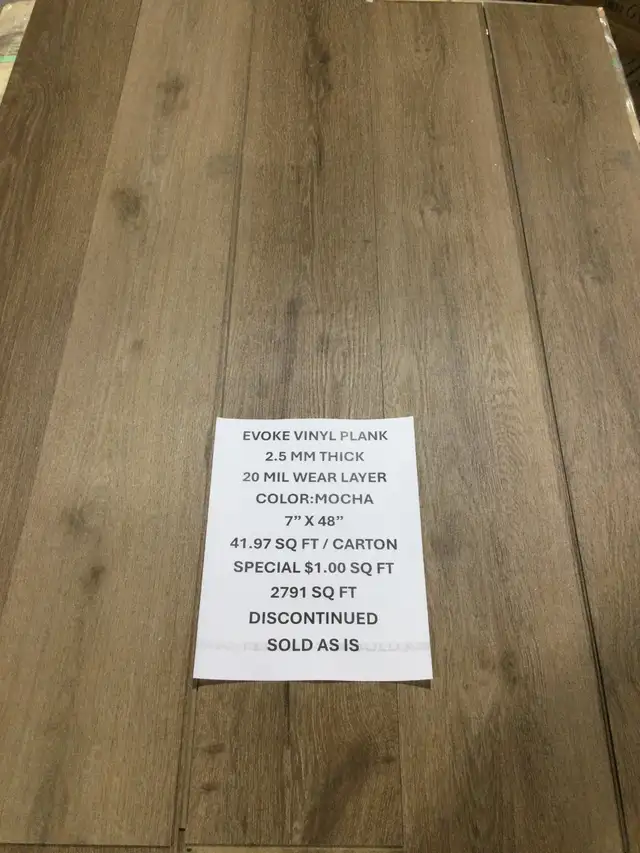 GLUE DOWN VINYL PLANK BLOW OUT STARTING @ $0.80 sq ft - Photo 4