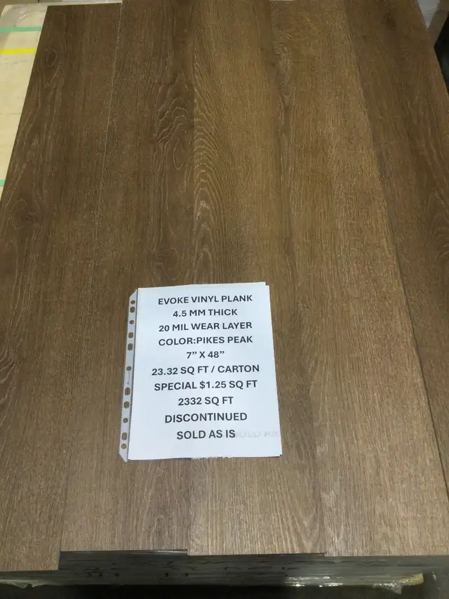 GLUE DOWN VINYL PLANK BLOW OUT STARTING @ $0.80 sq ft - Photo 5