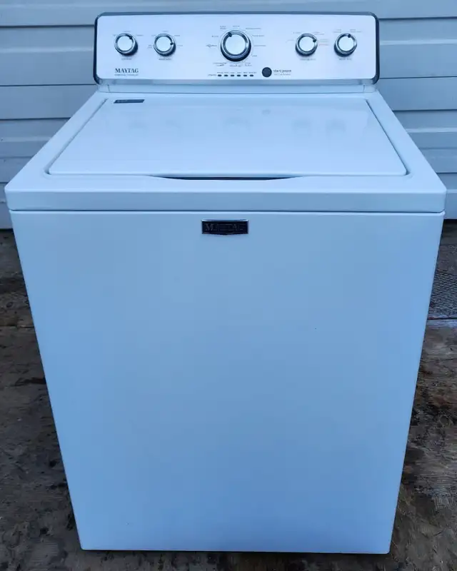 Maytag HE washer - stainless steel tub, digital