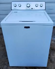 Maytag HE washer - stainless steel tub, digital