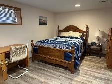 Furnished basement suite for $1,000 per month