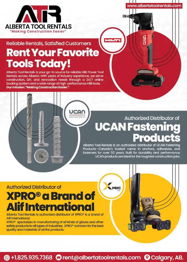 Hilti Tool Rentals Calgary