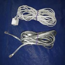 2CONNECTEURS POUR TÉLÉPHONE MAISON, 1 BLANC 1 GRIS: $5.00 CHACUN