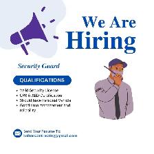 Vacancy Announcement: Security Guard