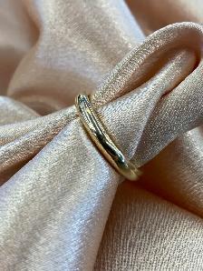 10K Gold High Polish Rounded Wedding Band