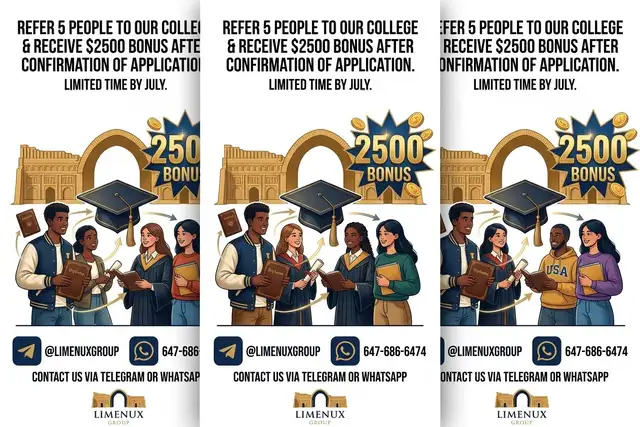 student embassador commission based 3000 CAD