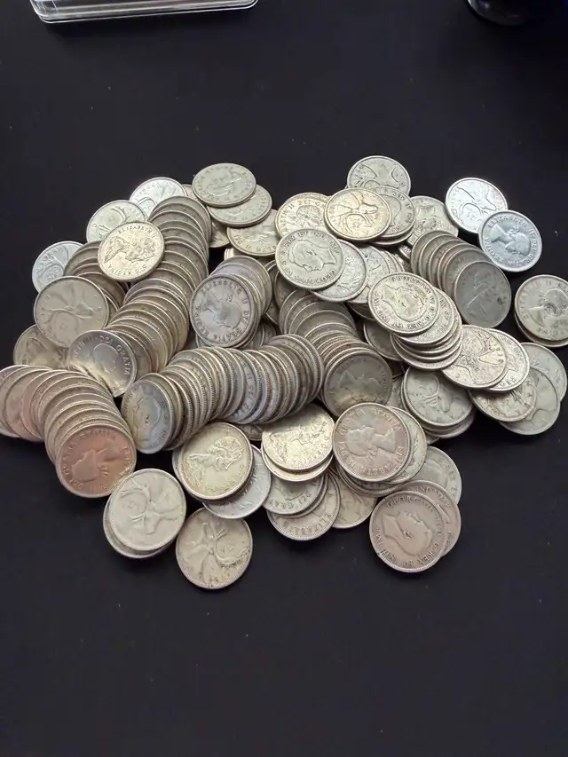 Canadian Silver 25 Cent Coins 80% - SPOT PRICE