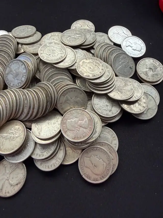 Canadian Silver 25 Cent Coins 80% - SPOT PRICE - Photo 3