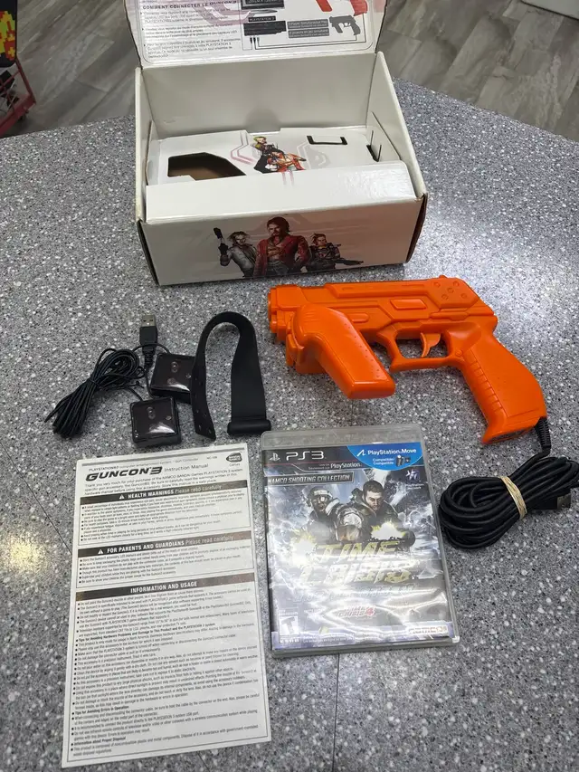 PS3 Time Crisis 4 Bundle With T/C Deadstorm Pirates Boxed - Photo 2