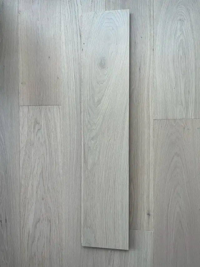 White oak hardwood flooring