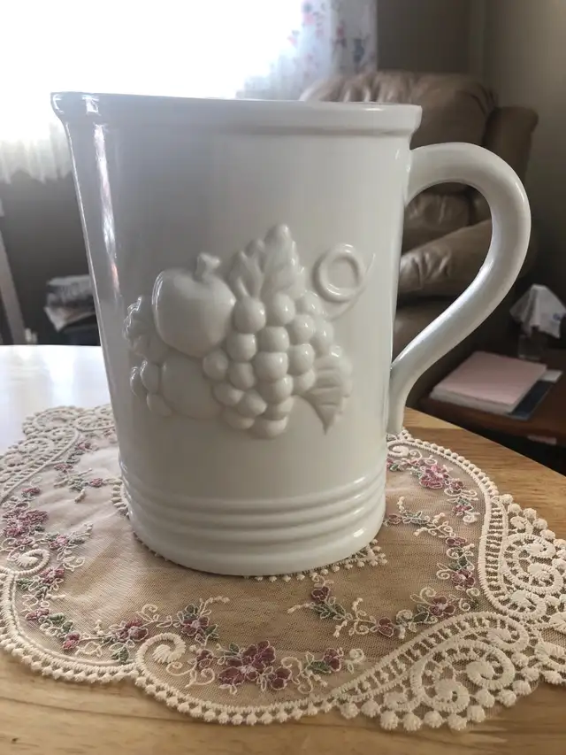 Beautiful ceramic milk container