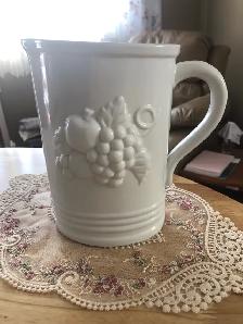 Beautiful ceramic milk container