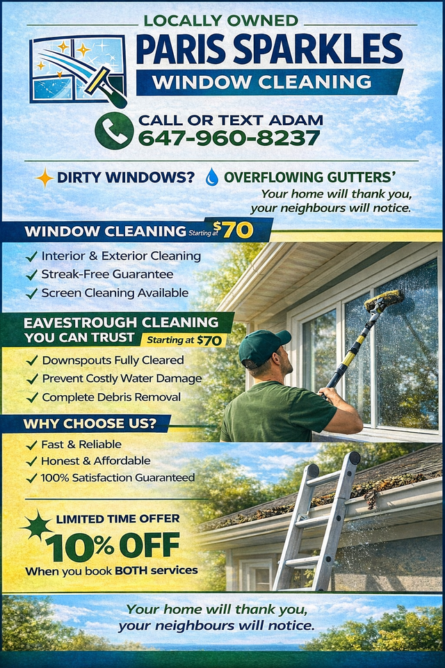 Paris Sparkles window and gutter cleaning - Photo 2