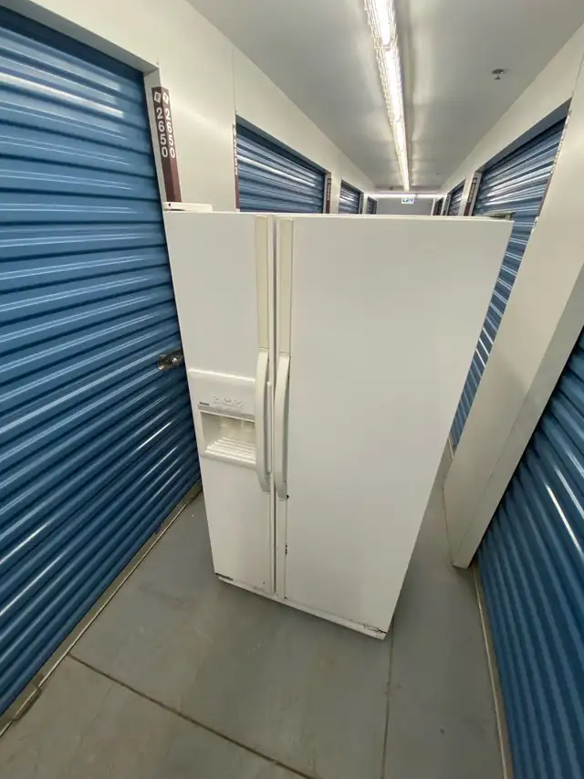 WHITE REFRIGERATOR SIDE BY SIDE