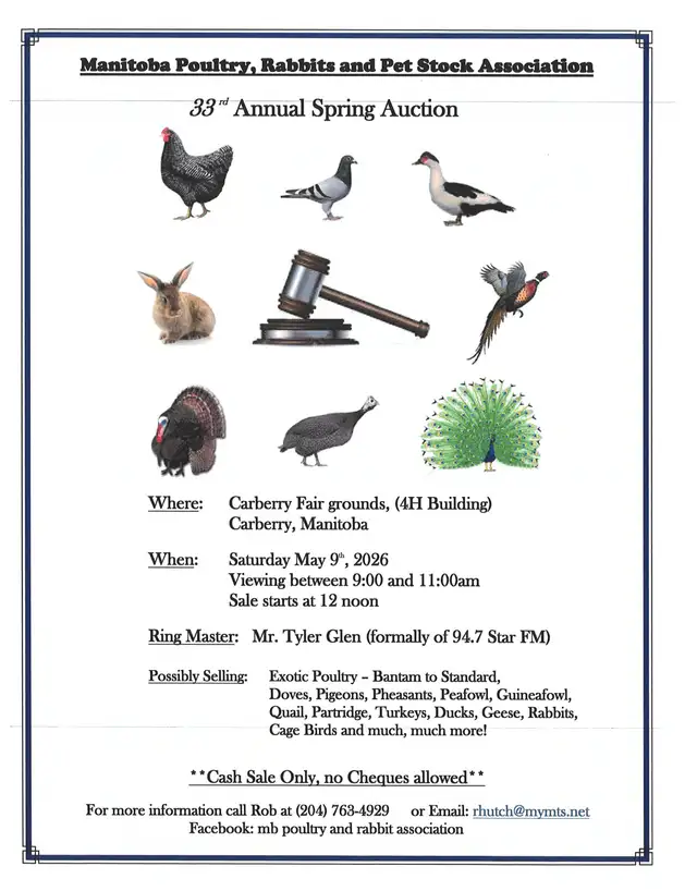 Poultry & Rabbit Sale