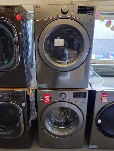 LG '27' Graphite Front Load Washer & Dryer Set on Sale‼️