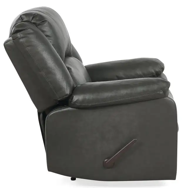 BRAND NEW RELAX A LOUNGER PARKLAND FAUX LEATHER RECLINER $349