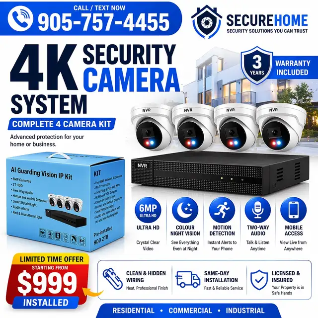 4K security camera