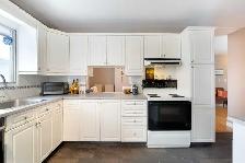 Kitchen cabinets with or without appliances