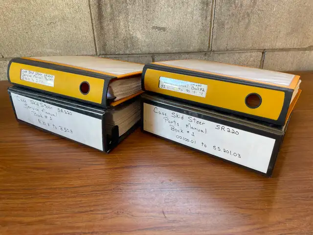 NEW Case skid steer loader manuals & memory stick