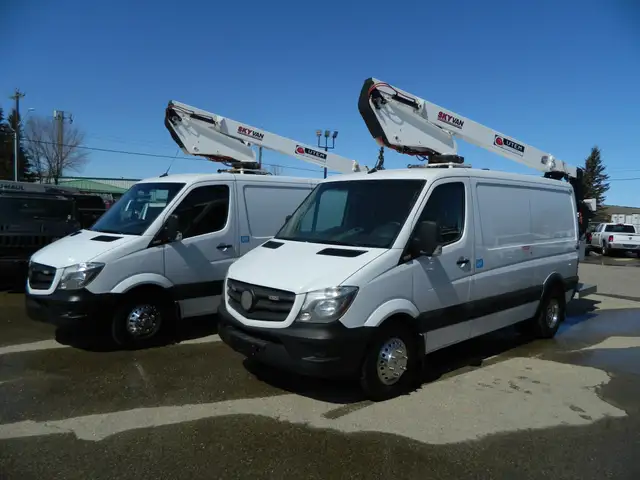 2018 Mercedes-Benz Sprinter Van cargo van with bucket lift model