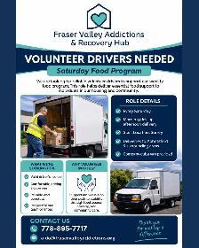 Volunteer Drivers Needed – Saturday Food Program