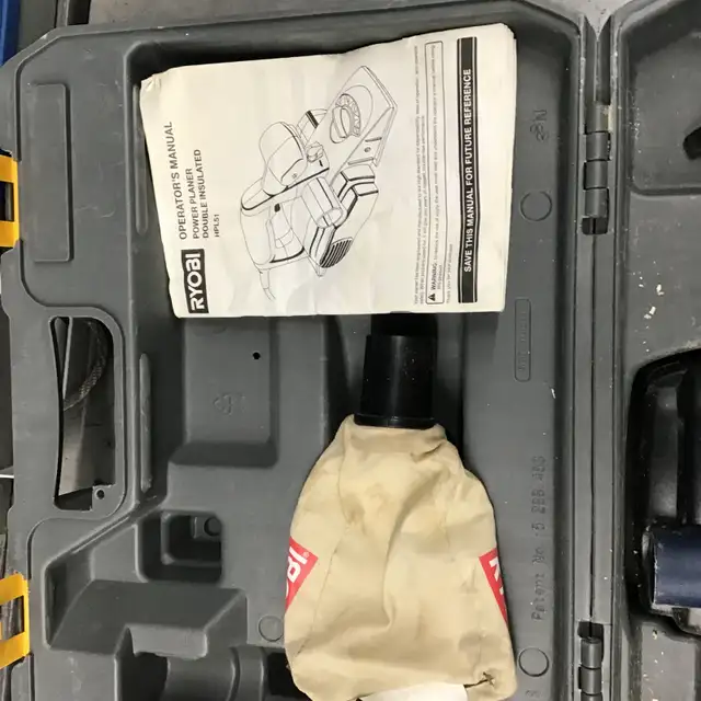 RYOBI POWER PLANER, Double Insulated,  very little use.  $40.00 - Photo 3