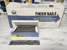 18 Gauge Finish Brad Nails 1" inch Straight Galvanized NEW5000pc