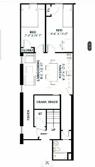 2 Beds 1 Bath Apartment - Photo 12