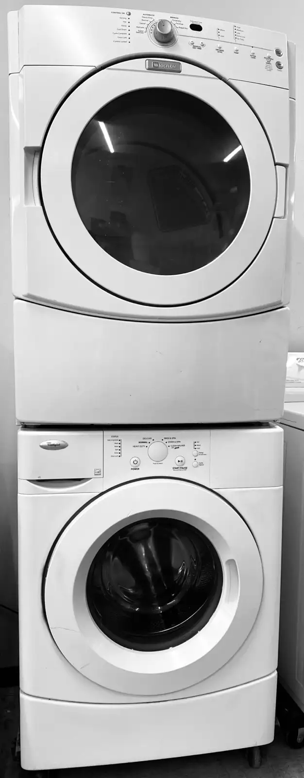 Stacking Washer & Dryer Pair,