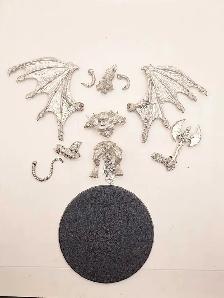 Warhammer 40k Metal OOP RARE bloodthirster/w current base as is