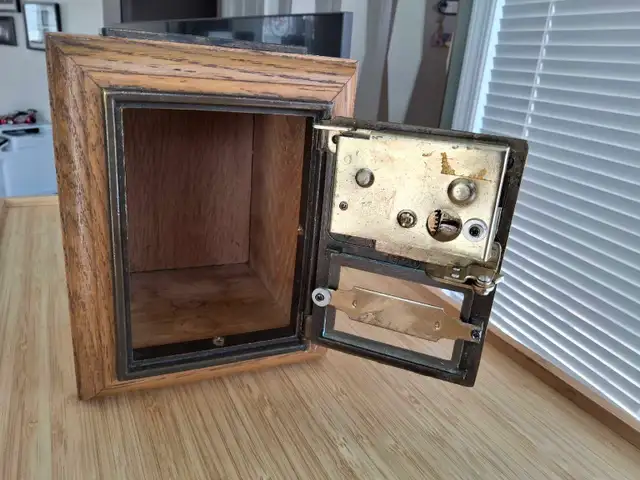 Piggy Bank with Vintage Post Office Door - Photo 4