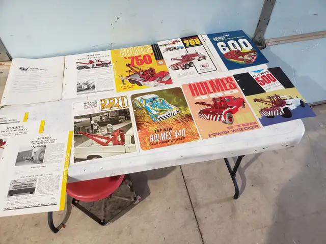 vintage Ernest Holmes wrecker dealer catalogue with brochures - Photo 2