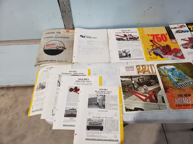 vintage Ernest Holmes wrecker dealer catalogue with brochures - Photo 3