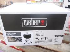 BRAND NEW WEBER 22'ORIGINAL KETTLE CHARCOAL BBQ BLACK IN BOX