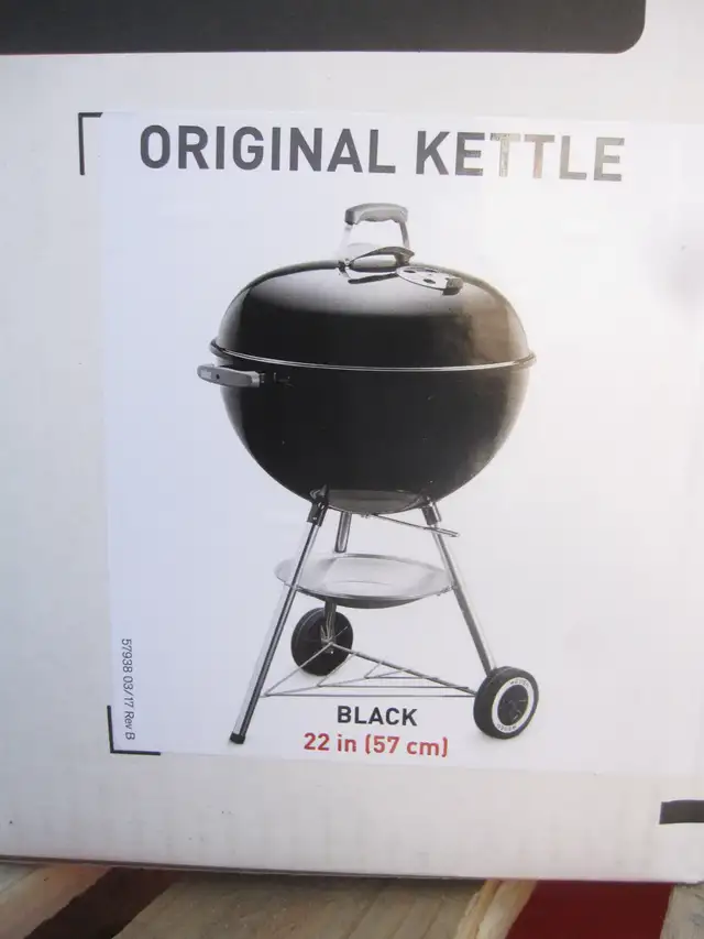 BRAND NEW WEBER 22'ORIGINAL KETTLE CHARCOAL BBQ BLACK IN BOX - Photo 5