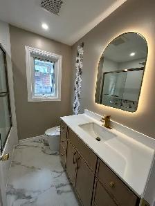 Bathroom remodeling 2 years full warranty 416-804-4645