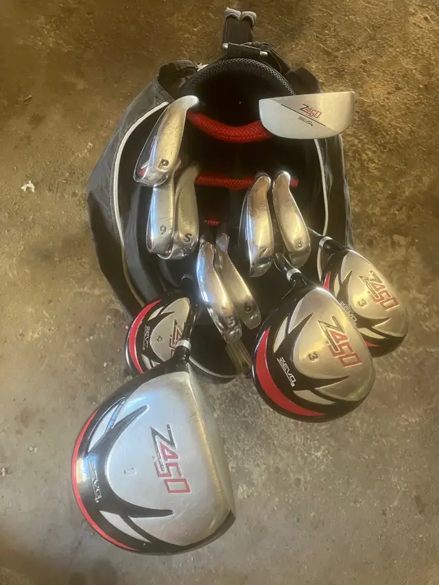 ZEVO complete golf club set (left)