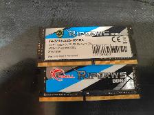 DDR4 laptop ram 3200 cl22. 32gb 16x2