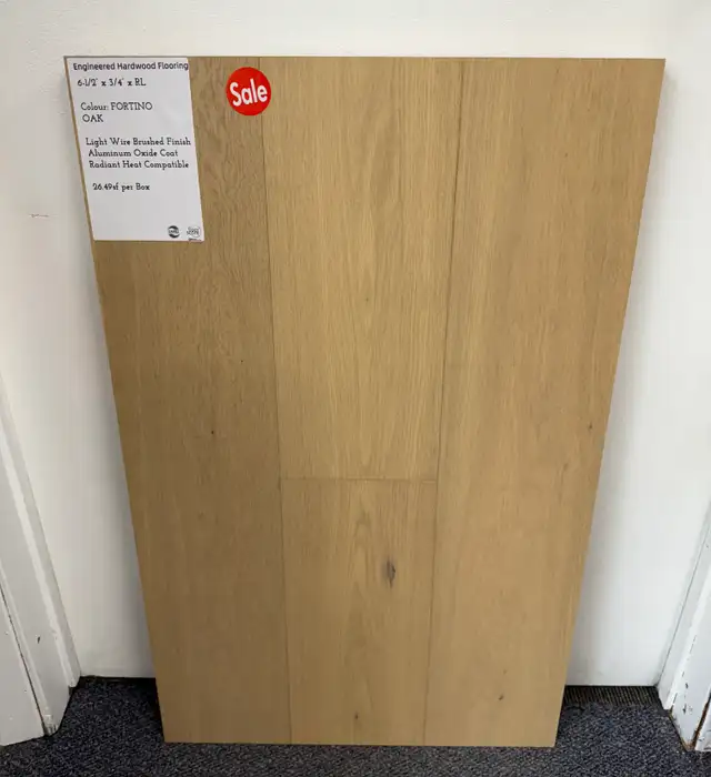 Engineered Hardwood Flooring ($2.99/sf)