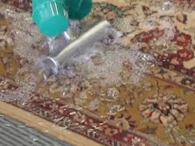 Rug cleaning and repair at Caspian Rugs Centre