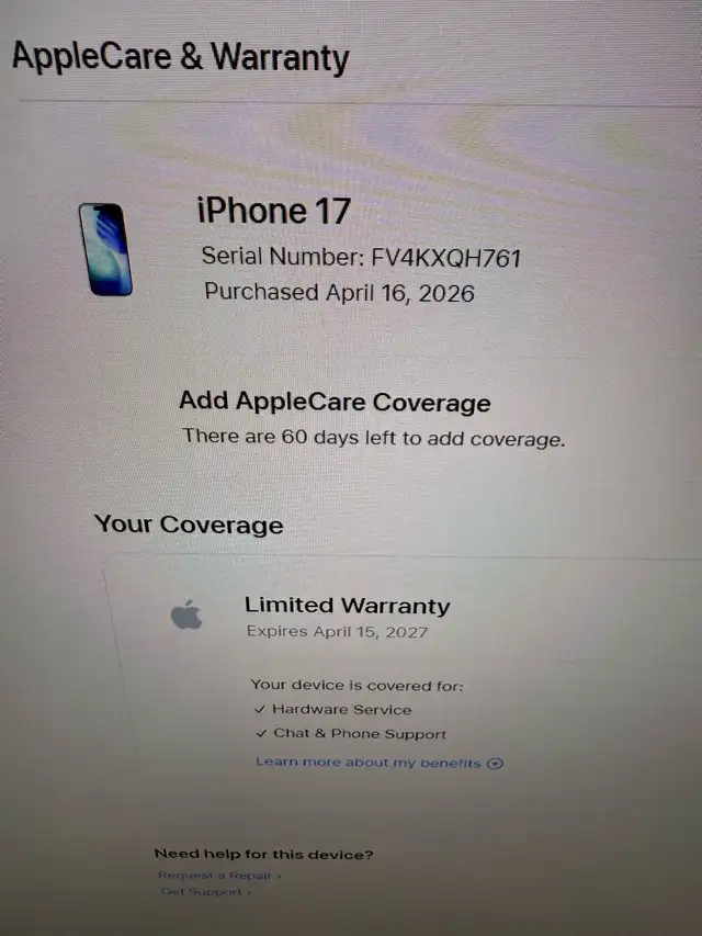 iPhone 17 (new ) open box - Photo 5