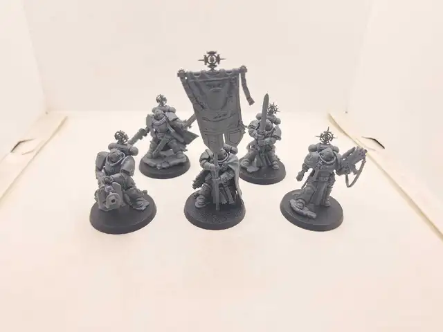 Warhammer 40k Primaris Space Marine Unpainted Company Heros