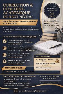 Correction universitaire professionnelle