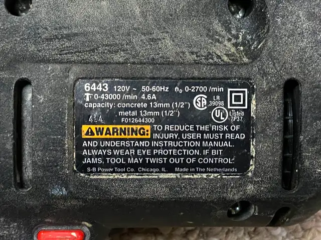 Skil 1/2" Hammer Drill. Model 6443 - Photo 2