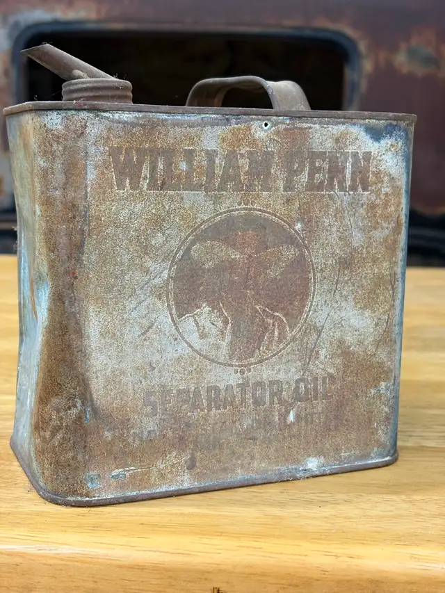 William Penn Oil Can